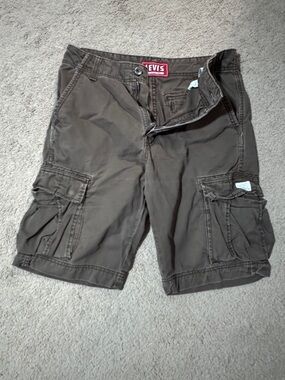 Levi's Men's Dark Brown Cargo Shorts